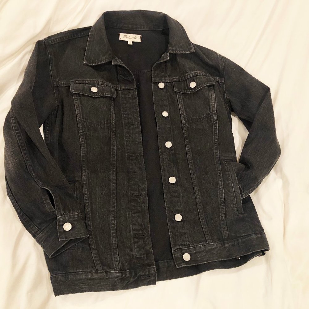 Madewell The Oversized Jean Jacket in Lunar Wash